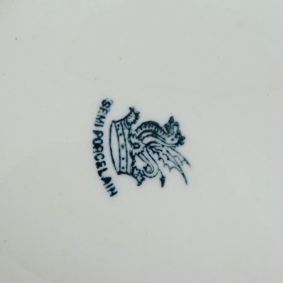 John Maddock Sons Royal Vitreous Covered Vegetable Bowl Ironstone Floral Antique - Picture 9 of 16